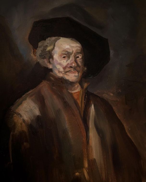 Estudio de una hora: Rembrandt (autorretrato)